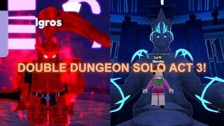 How to beat the Legend Stage Double Dungeon Act 3 in Anime Vanguards!