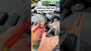 How to jump-start a car  For entertainment only. Always consult a mechanic before attempting.