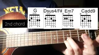 Lil Peep - Me and U (Yesterday pt2) GUITAR TUTORIAL