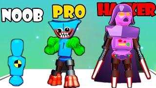 NOOB vs PRO vs HACKER - Merge Ragdoll Fighting | Gameplay Walkthrough (Android,iOS)