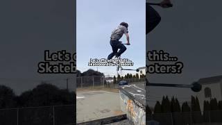 Skateboard or Scooter? What are you picking?  Ryan Orell #shorts #maddgear #shortvideo #tricks