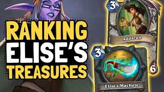 Ranking Elise's TREASURES & HERO POWERS in Tombs of Terror | Hearthstone