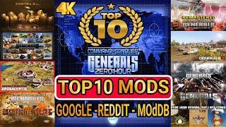 Top 10 Most Popular Mods for Generals Zero Hour in ALL TIME According To Google - Reddit - ModDB