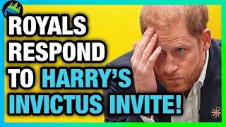 Prince Harry's INVICTUS INVITE GETS REJECTED by King Charles & Prince William!?