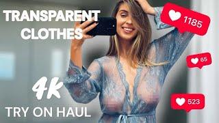 4K TRANSPARENT MICRO BIKINI COVER-UP Try on HAUL! | Target BIKINI Cover Up Haul