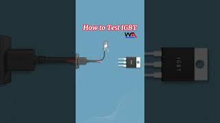 How to Test IGBT #electronic #electronicproject #igbt