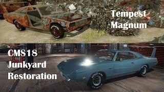 Tempest Magnum - Junkyard Restoration Gameplay Timelapse - Car Mechanic Simulator 2018 CMS18