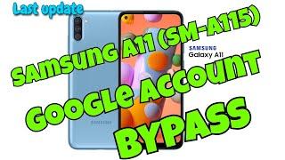 samsung A11 google account bypass 2021 last update.