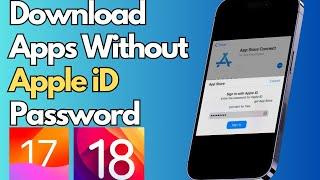 How to Download Apps Without Apple ID Password / How to download iPhone apps without password 17/18