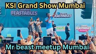 @ksi Grand Show ॥Mr beast Mumbai meet up #ksi #mrbeast @MrBeast #mumbai #carryminati