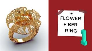 Flower fiber ring _part1