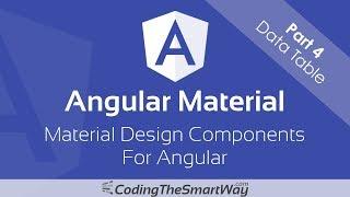 Angular Material - Part 4: Data Table