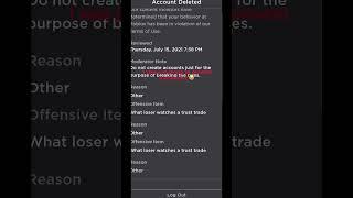 I got banned from roblox AGAIN  how to get unbanned from roblox