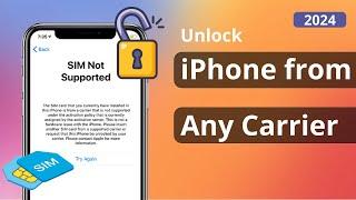 How to Unlock iPhone from Any Carrier | Remove SIM Lock iPhone 2025