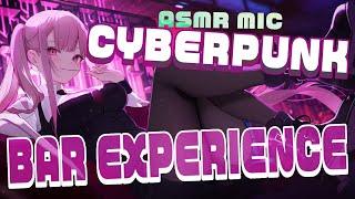 【ASMR MIC】Relaxing at a Cyberpunk Bar! On Christmas?! #calliolive