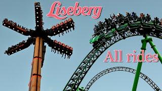 LISEBERG ALL RIDES 2024 +height limits