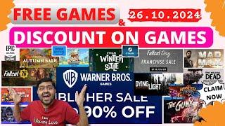 Free games, Discounts on Games, Upcoming Steam Sale Dates & Amazon Prime gaming FREE games26.10.24