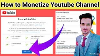 how to monetize YouTube Channel | YouTube Monetization apply kaise kare | Mr Ammar Tech