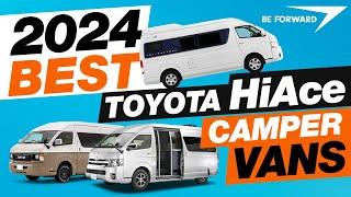  2024 Japanese HIACE Campervans | BE FORWARD Japanese Camper Series.