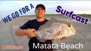 Apifishingnz Goes Surfcasting Down Matata Beach