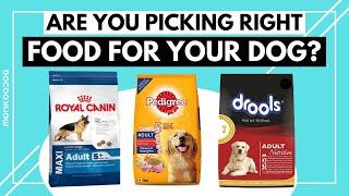 How to select the right food for your dog. II Dry Adult Dog Food Review ll Monkoodog