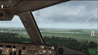 FSX [HD] - PMDG 777 Landing FlightBeam Dulles KIAD