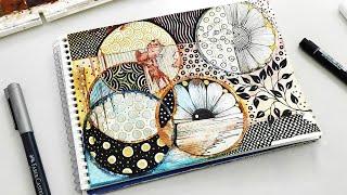 Zentangle with Watercolor | Creative Zentangle Art