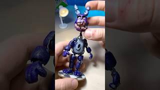 Assembling FNAF Bonnie figure | Making FNAF clay figures #shorts #fnaf #witheredbonnie