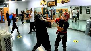 Wing chun light sparring