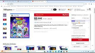  ¡Oferta Aliexpress! Dragon Ball Z: Sparking! Zero PS5 barato 49€ ¡40 DTO! Opinión | Descuento 