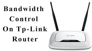 How to Control Bandwidth on Tp- link Roter