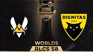 Renault Vitality vs Dignitas - 1/2 Finals - Worlds Finals RLCS Season 8