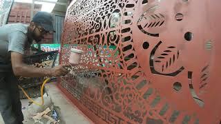 how to make modern gate design | cnc sheet gate design | cnc cutting gate design 2024