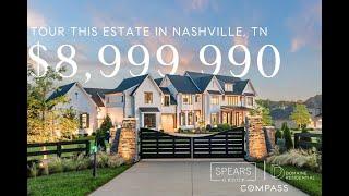 Detailed Walkthrough of this $8,999,900 Estate | Brentwood, TN