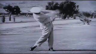 Ben Hogan / SLOW-MOTION Swing Training Drill / Hogan's Secret? 