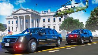 Washington DC Presidential Escort Attacked in GTA 5 RP!