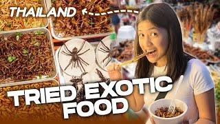 EATING EXOTIC FOOD (kumain ako ng ipis HAHA) | Chelseah Hilary