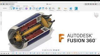 Hybl Turbines H16 Engine Design in Autodesk Fusion 360