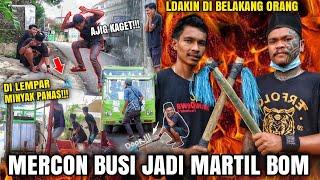 BOM MARTIL!!! NGERJAIN YANG LEWAT SAMPAI KAGET !! Auto Di Lempar Minyak Pnas!!!