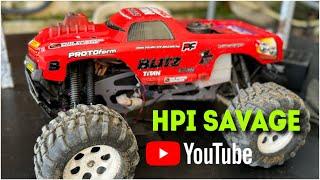 MONSTER TRUCK NITRO SAVAGE 21 - ON A FAIT CRAQUER LE HPI SAVAGE NITRO DE STEPHANEMOTEUR HPI RACING