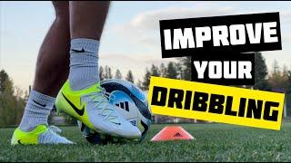 4 Drills To IMPROVE Dribbling | Soccer / Football Individual Training