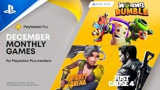 PS Plus December 2020 | Worms Rumble, Just Cause 4 & Rocket Arena | PS4, PS5