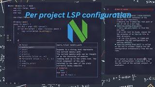 Per project lsp configuration in neovim