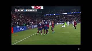 Anotonee Robinson scores vs El Salvador for 1-0 win