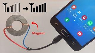 Magnet boosts the mobile antenna || Antenna Booster