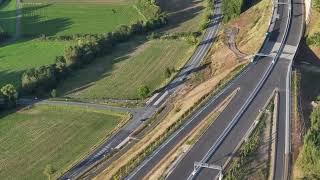 Hier ein neues Video von der neuen Autobahn A44 im Bereich von Sontra West