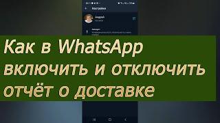 Галочки в whatsapp, что они значат и как их выключить