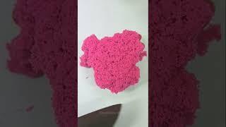 Kinetic sand Shape Cutting- asmr Satisfying Video SandTastic ASMR #shorts #asmr #kineticsand