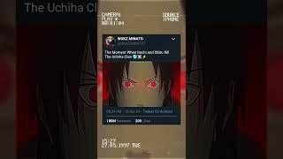 The Moment When Itachi and Obito Kill The Uchiha Clan ️