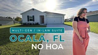 Move in Ready - New Home in Ocala, FL with Multi-Gen / In-Law Suite !! Quarter Acre Lot | No HOA